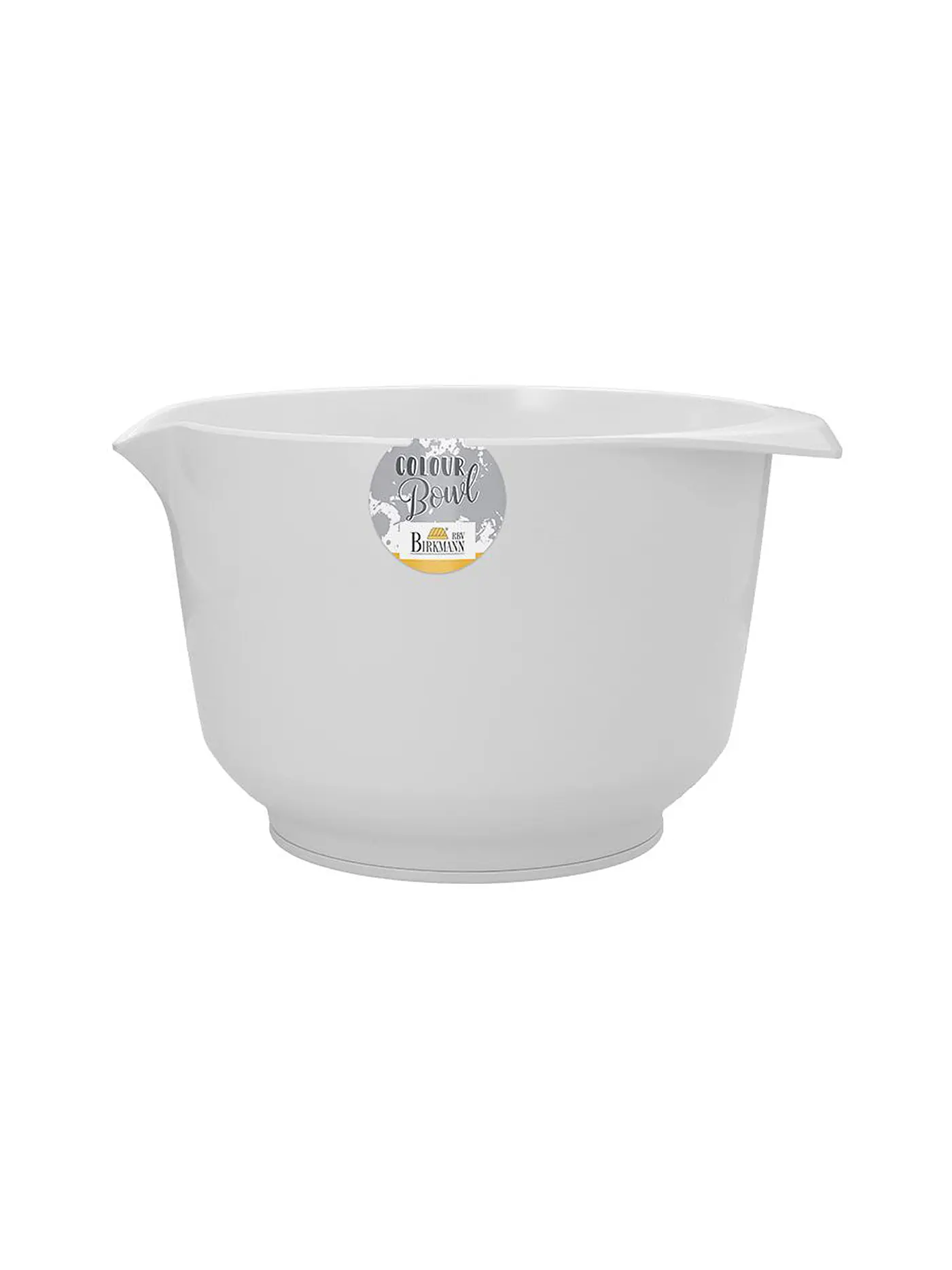 RBV BIRKMANN | Rühr- & Servierschüssel 3L Colour Bowl Grau | weiss